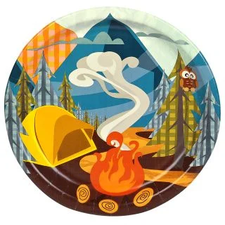 Let's Go Camping - Dinner Plate (24)