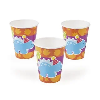 Little Dino 9oz Paper Cups (8)