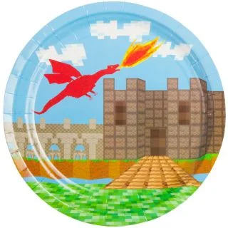 Medieval 9" Luncheon Plates (8 Pack)