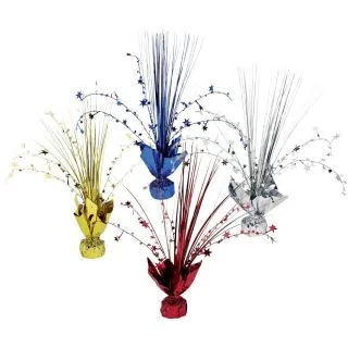 Metallic Foil Spray 12" Centerpiece (Each)