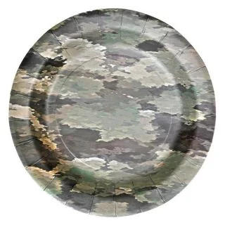Military Camo Party Plates 7" (8)