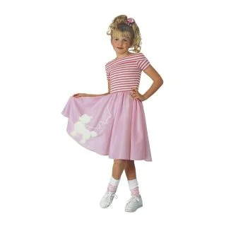 Girl's Nifty Fifties Poodle Skirt Costume