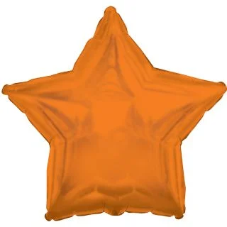 Orange Star Mylar Balloon (each)