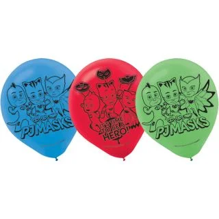 PJ Masks Latex Balloons (6 Count)