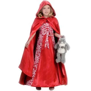 Girls Princess Red Riding Hood Costume