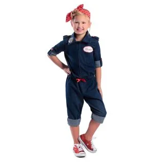 Girls Rosie the Riveter Costume