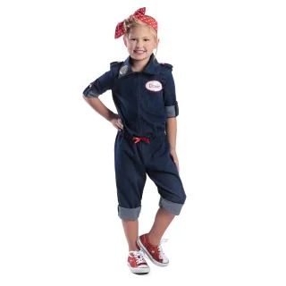 Rosie The Riveter Costume for Kids