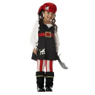Precious Little Pirate Toddler Costume For Girls