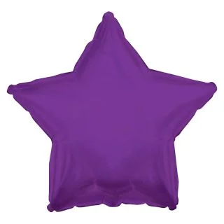 Purple Mylar Star Balloon (each)