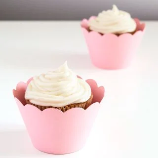 Pink Scalloped Cupcake Wrapper (12)