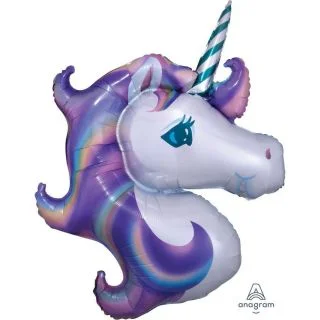 Unicorn 33" Jumbo Shaped Foil Balloon