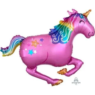 Pink Unicorn 39" Jumbo Shaped Foil Balloon