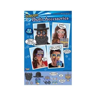 Chanukah 13pc. Photo Booth Accessories
