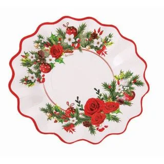 Festive Shaped 8" Dessert Plate (8)