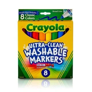 Crayola 8ct. Ultra-Clean Washable Markers, Classic
