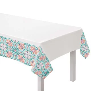 Boho Vibes Fabric Table Cover