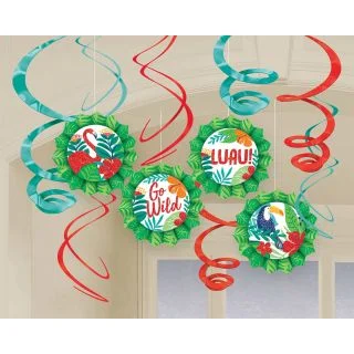 Tropical Junlge Fan & Swirl Decorating Kit