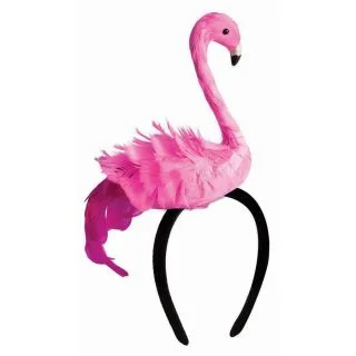Flamingo Feather Headband