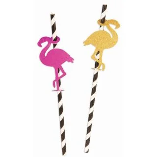 Flamingo Straws
