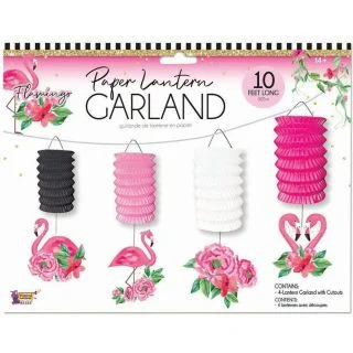 Flamingo Paper Lantern Set