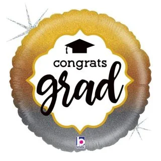 Ombre Grad 18" Holographic Foil Balloon