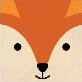 Zoo Animals Fox Lunch Napkins (16)