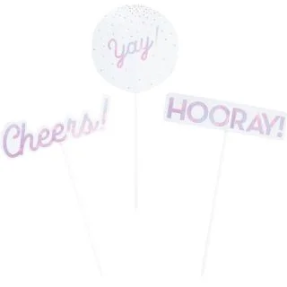 Iridscent Centerpiece Sticks