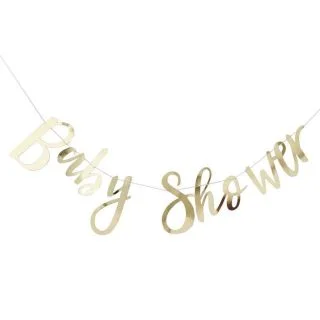 Backdrop - Baby Shower - Gold
