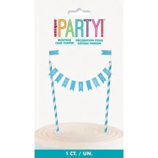 It's a Boy Bunting Cake Topper