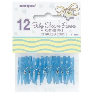 Blue Clothespin Favors (12)