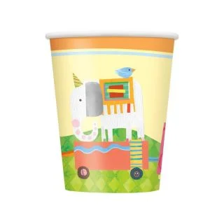 Circus Animal 9oz Paper Cup (8)