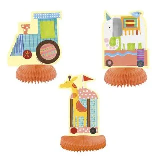 Circus Animal Centerpiece Deco3ct - Assorted