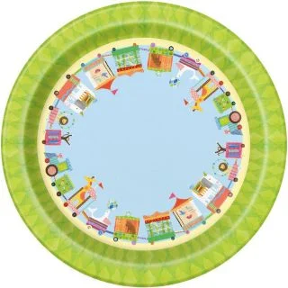 Circus Animal 7" Dessert Plate (8)