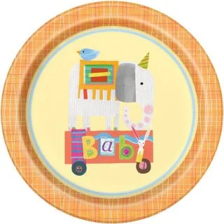 Circus Animal 9" Lunch Plate (8)