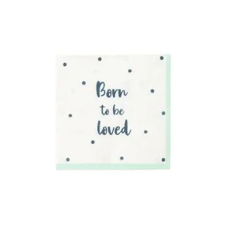 Born To Be Loved Beverage Napkin (20)