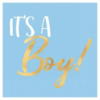 It's A Boy Beverage Napkins (16)
