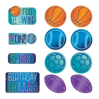 Birthday Baller Cutout Decorations