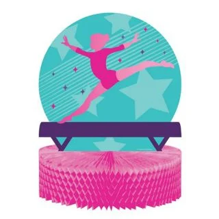Gymnastics Party Honeycomb Centerpiece
