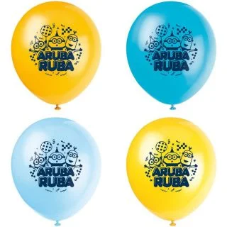 12inch Minion 2 Two Sided Latex Balloons (8 Pack)