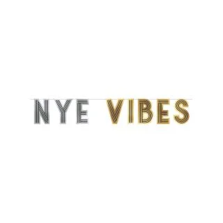 NYE Vibes Letter Banner