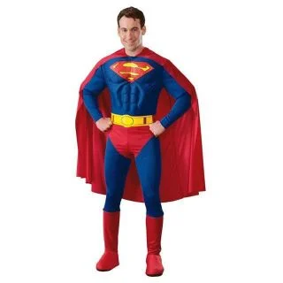 Men's Deluxe Superman Muscle Chest Costume