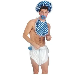 Blue Baby Adult Costume