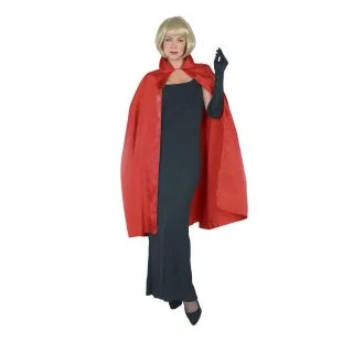 Adult 45 Red Satin Cape Costume