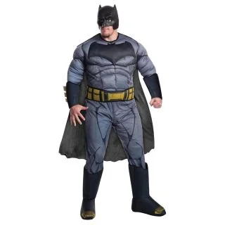 Plus Size Adult Batman V Superman: Dawn of Justice- Deluxe Batman Plus Costume