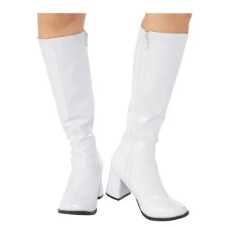 White GoGo Boot For Adults