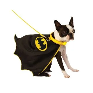 Pet Batman Pet Cape with Light up Collar and Leash