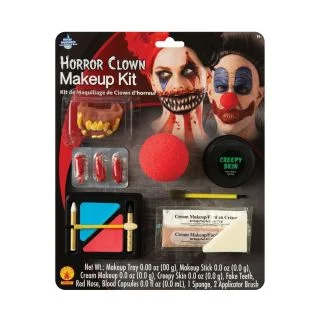 Horror Clown Adult Make-Up Kit