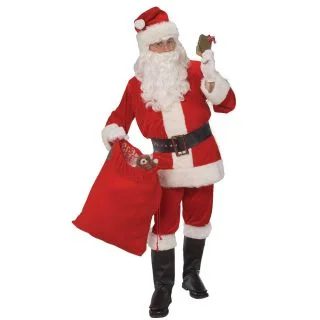 Red Velour Santa Suit