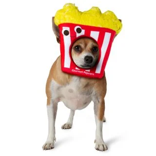 Yummy World Popcorn Face Pet Headpiece Accessory