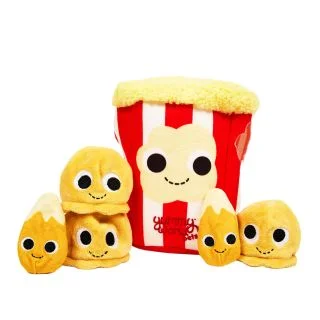 Yummy World Popcorn Pull Out Kernels Pet Toy